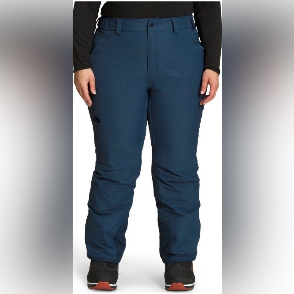 The North Face Freedom Insulate Snow Ski Outdoor Pants Shady Blue Plus 2X Long
